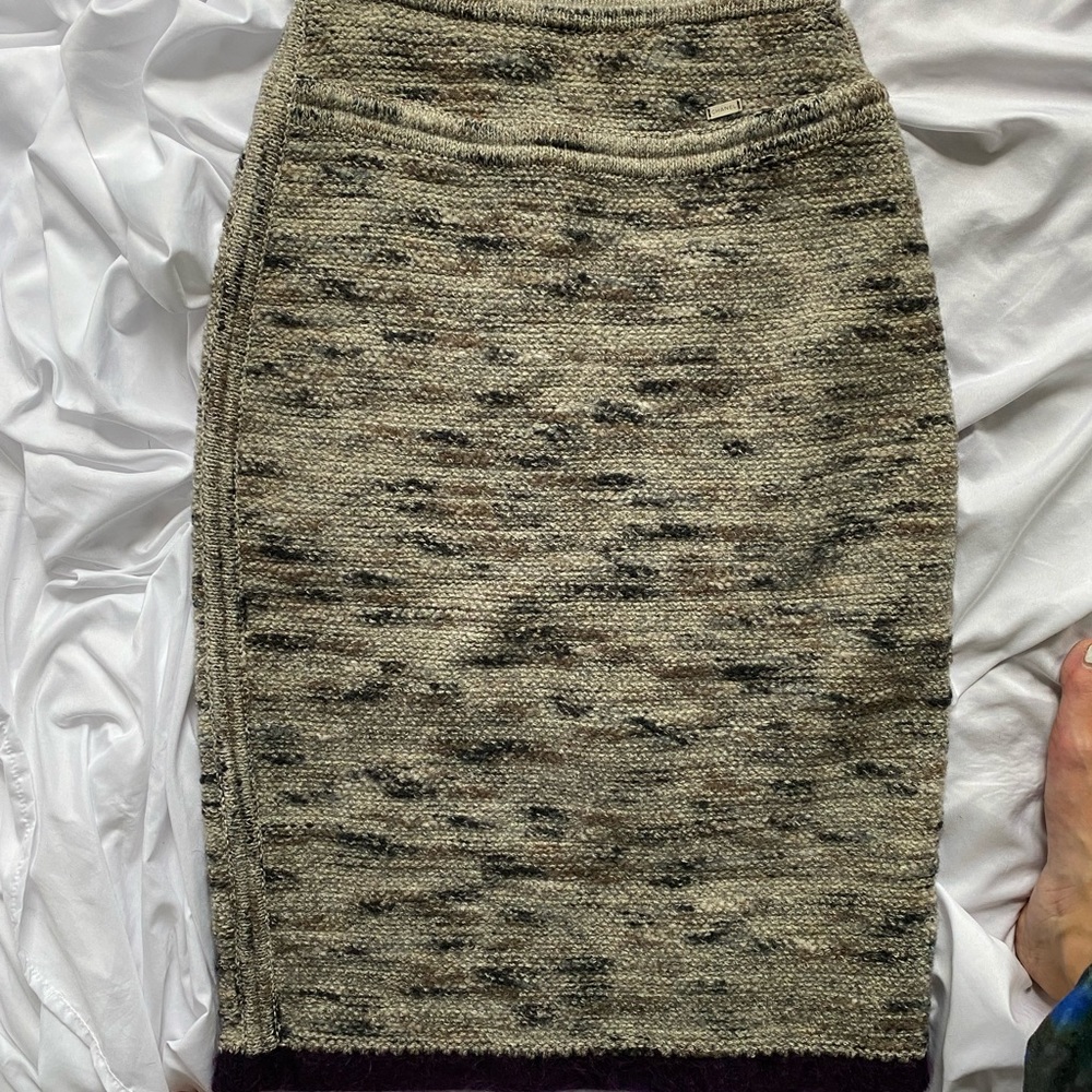Chanel 1990s Wool Skirt
